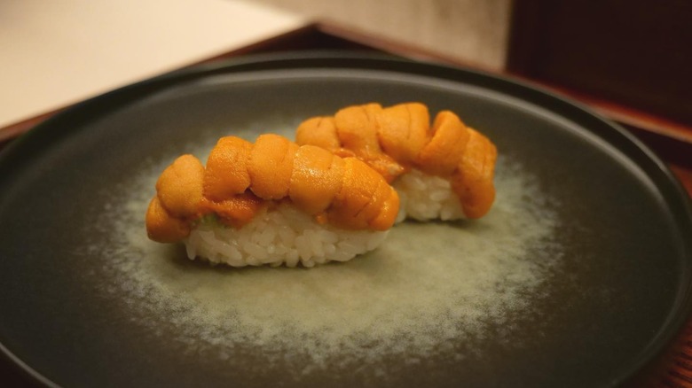 Sea Urchin sushi 