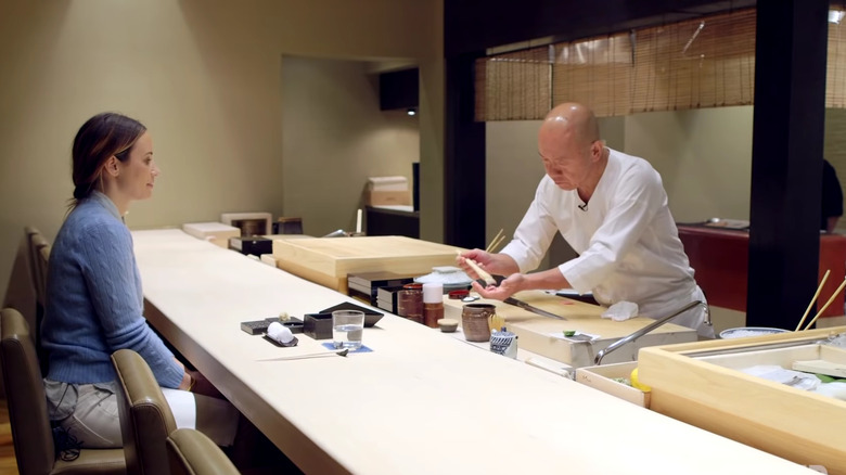 Masayoshi Takayama working at Masa