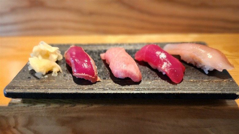 Nigiri at Sushi Kashiba