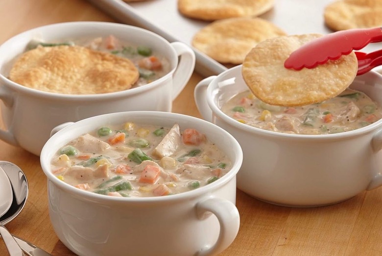 Sage and Turkey Pot Pie Soup