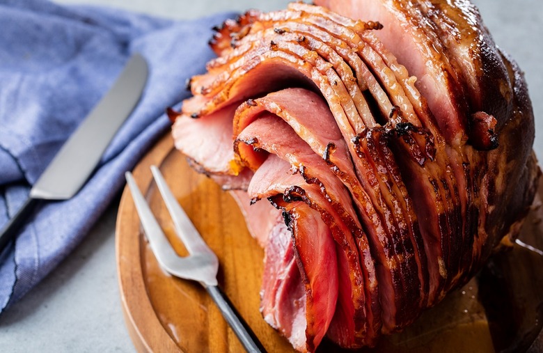 Honey Brown Sugar Glazed Ham 