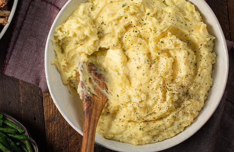 Slow Cooker Mashed Potatoes 