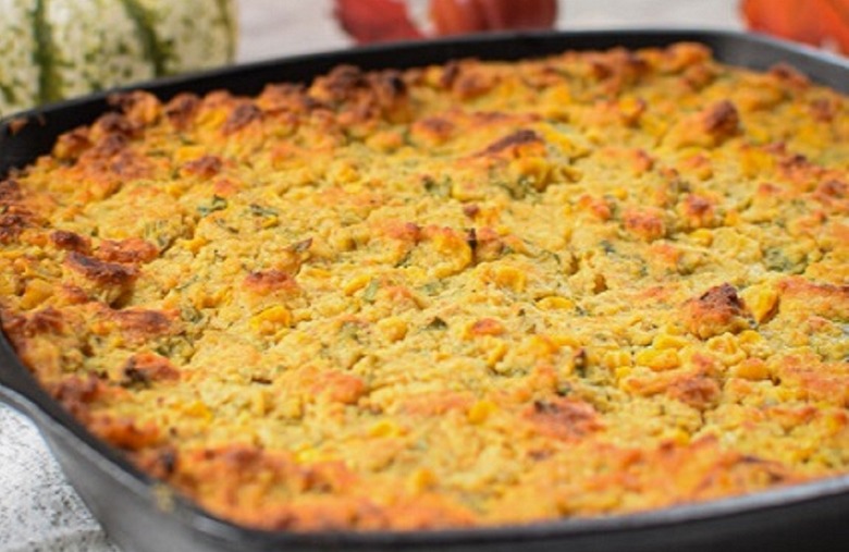 Mango Jalapeño Cornbread Stuffing