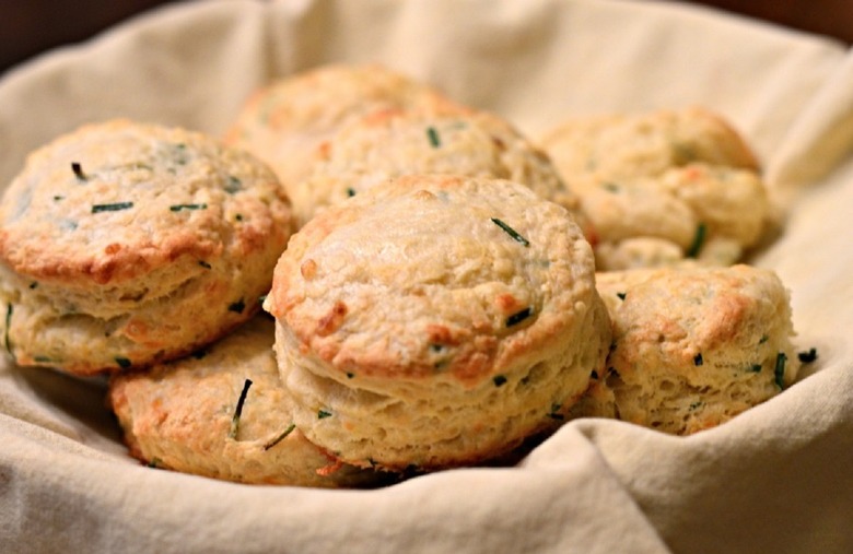 Chive and Cheddar Buttermilk Biscuits 