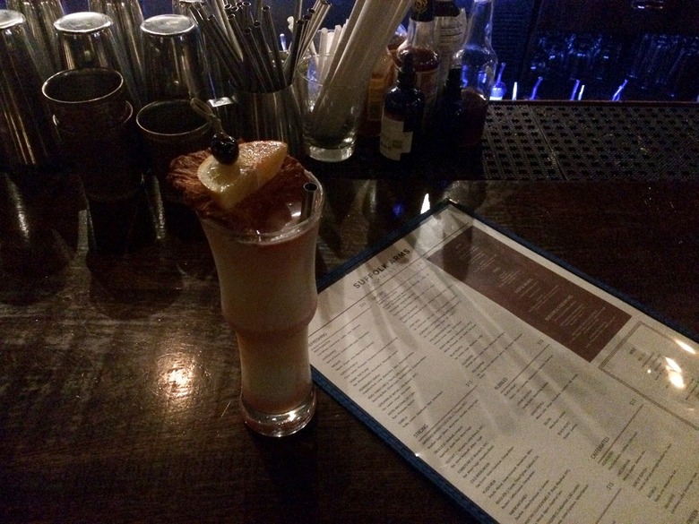 Improved Piña Colada at Suffolk Arms, New York City