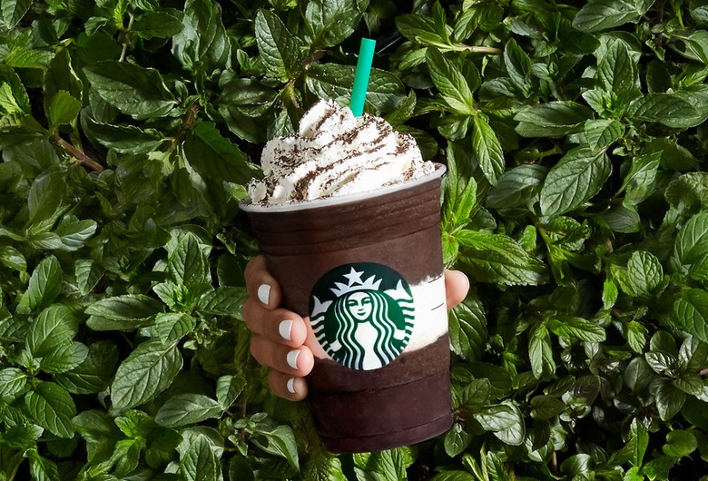 Midnight Mint Mocha Frappuccino at Starbucks, Everywhere