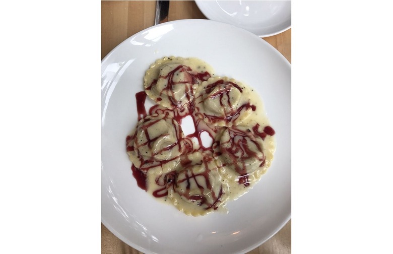 Smoked Brisket Mascarpone Ravioli at Pig Bleecker, New York City