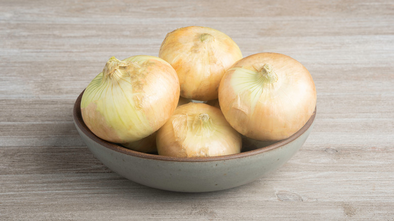 Bowl of sweet onions