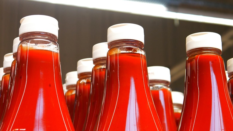 ketchup bottles