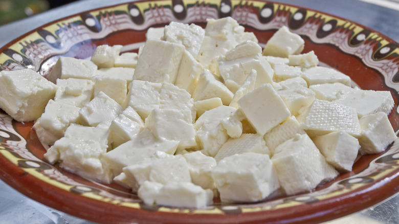 feta cheese cut into cubes