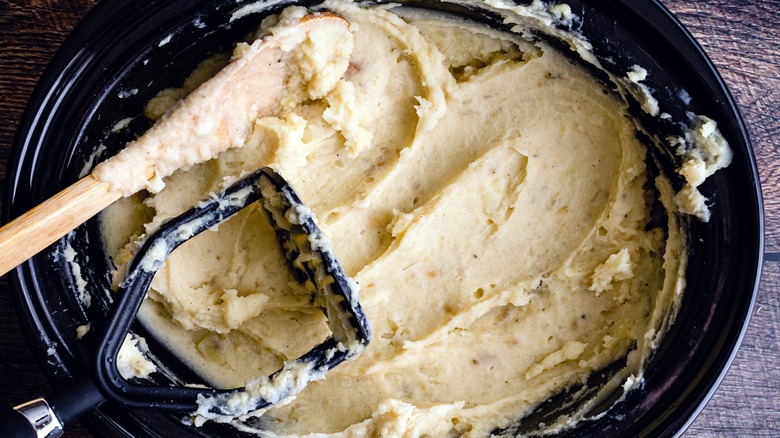 Mashed potatoes in crock pot