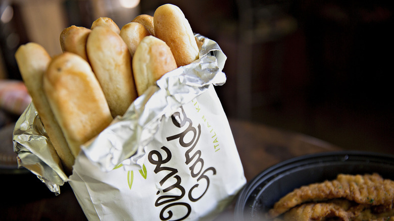 The Olive Garden breadsticks