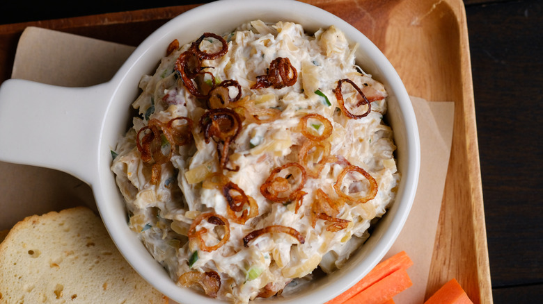 Caramelized onion dip