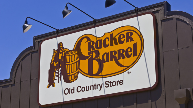 Cracker Barrel sign