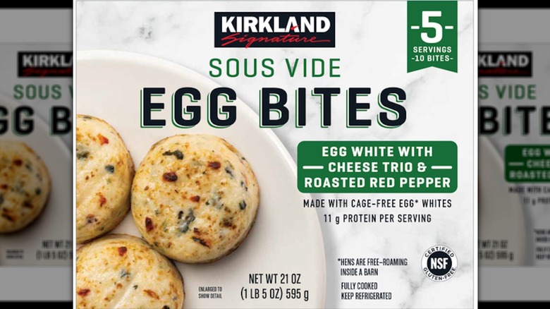 Kirkland sous vide egg bites.