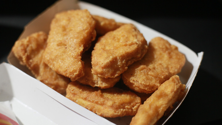 a box of chicken nuggets