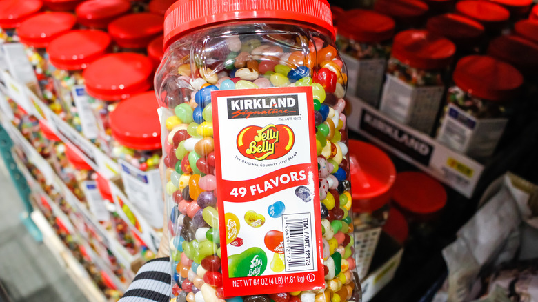 Kirkland Signature jelly beans jar