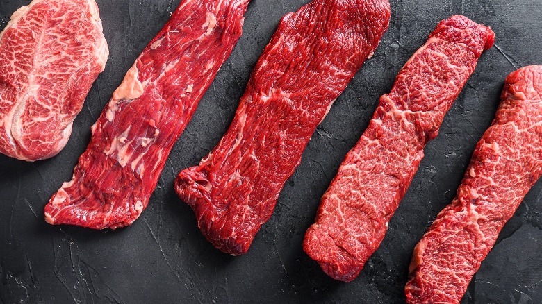 several raw alternatives to tri-tip