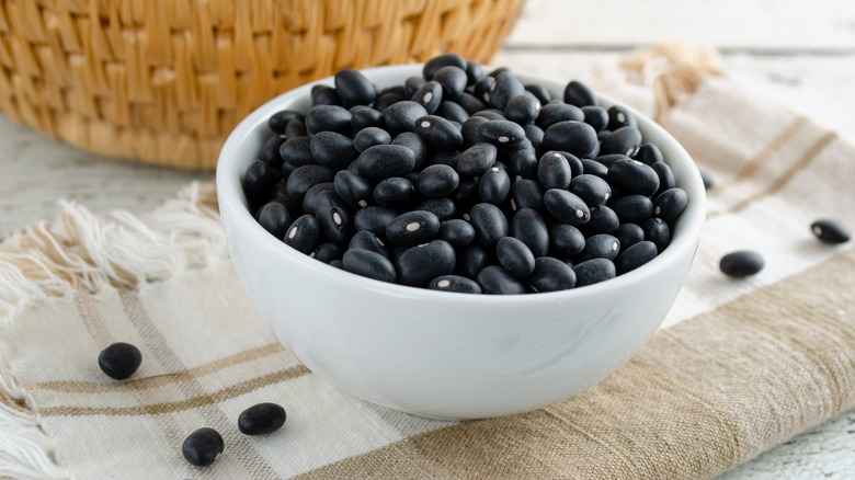 bowl of black beans