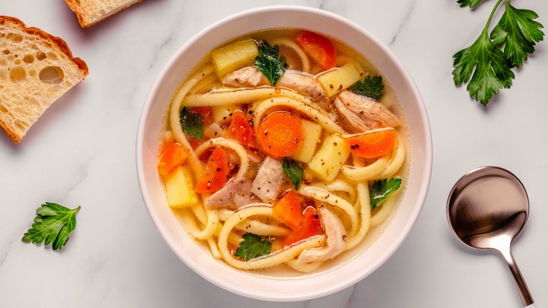 Chicken noodle soup