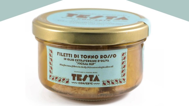 Jar of Testa Conserve tuna