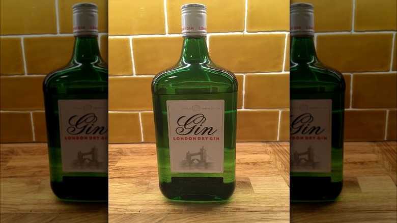 A bottle of Oliver Cromwell Gin