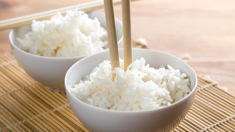 chopsticks vertical rice bowl