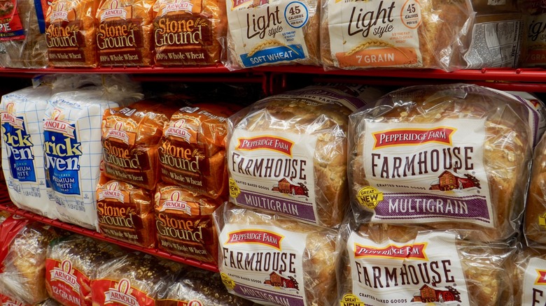 Pepperidge Farm bread at store