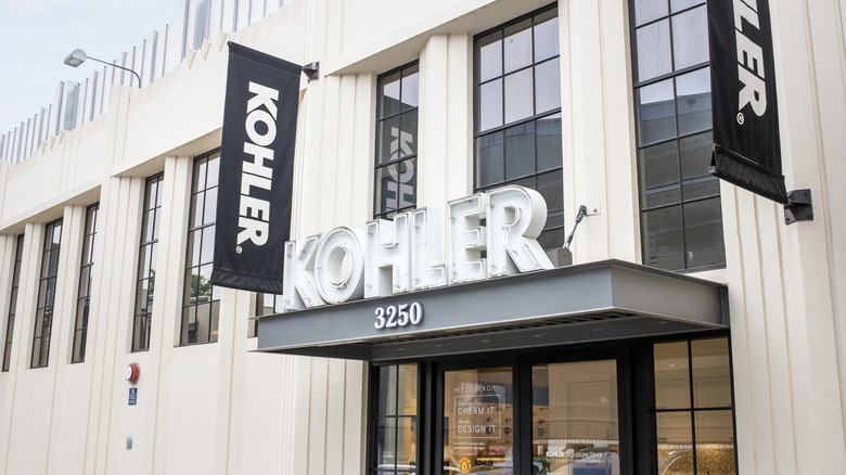 Kohler storefront and signage