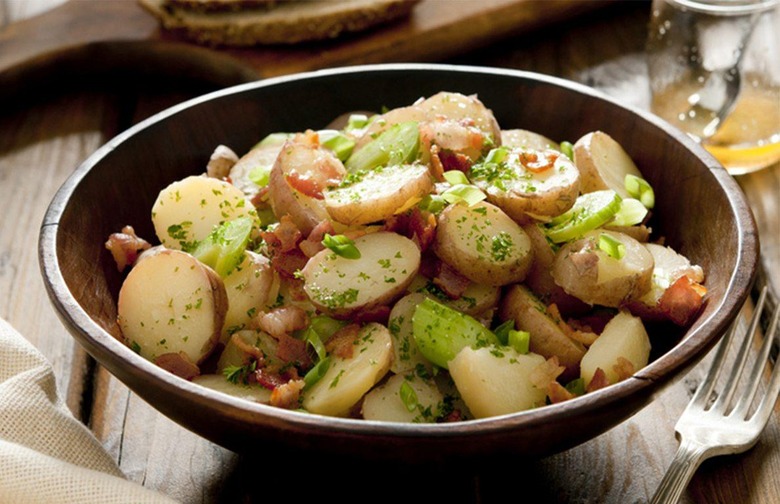 Lemony Grilled Potato Salad