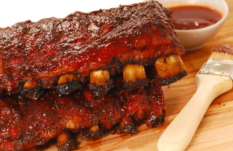 Beef Ribs With Sorghum Glaze