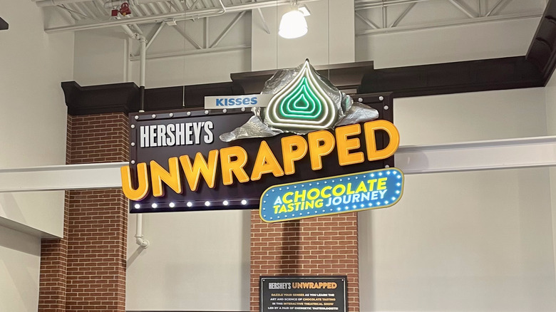 Hershey's Unwrapped Sign