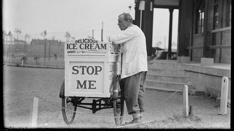 old ice cream vendor