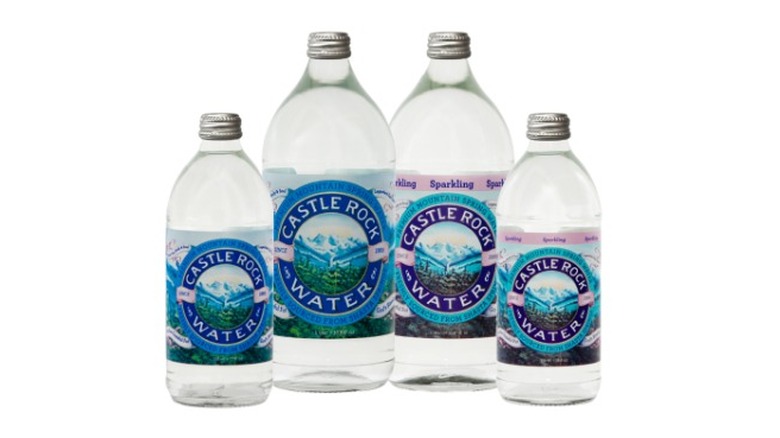 The full range of Castle Rock sparkling waters
