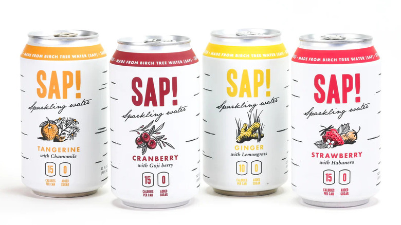 Four Sap! cans