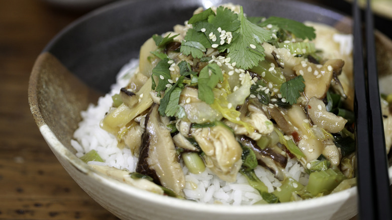 Bowl of chop suey