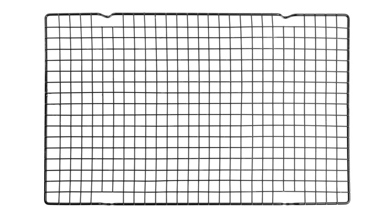 cooling rack with white background