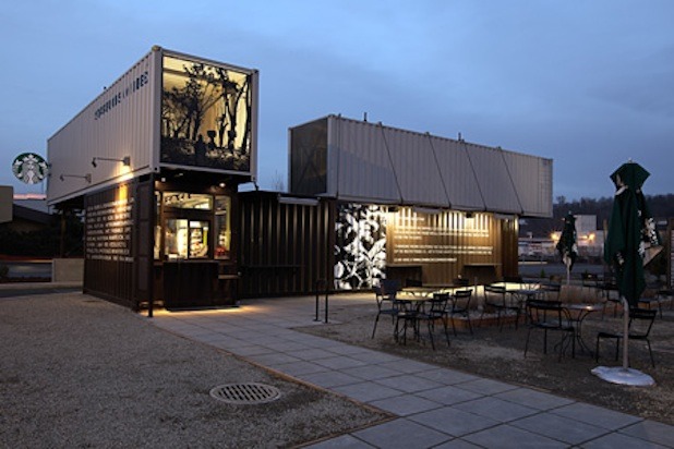 Shipping Container Starbucks (Tukila, Wash.)