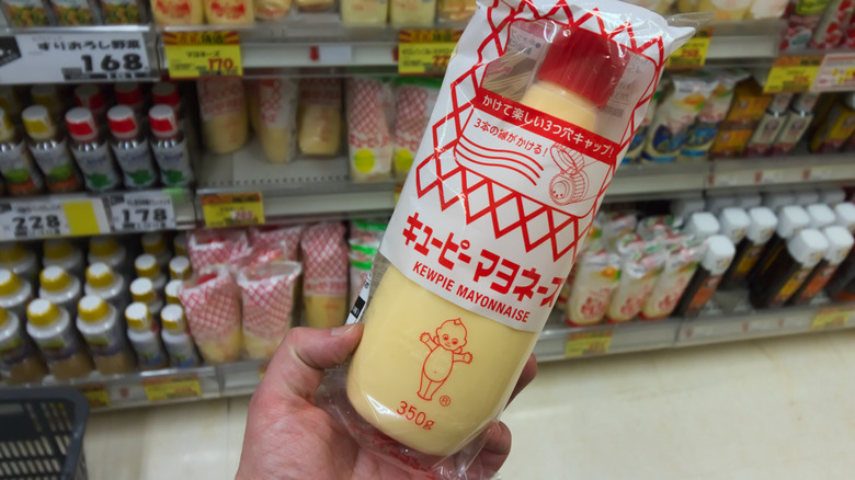 bottle of Kewpie mayo