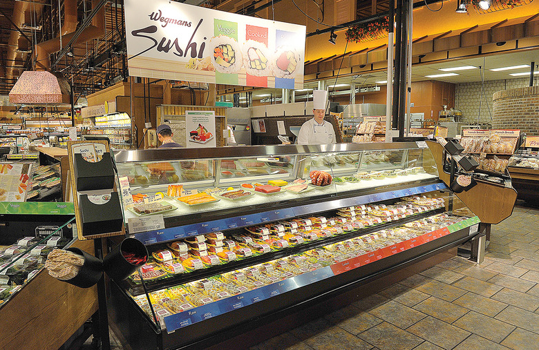 Fresh pizza and sushi: Wegman's