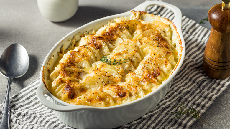 Baked scalloped potatoes