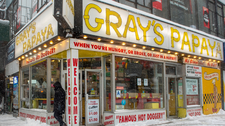 Gray's Papaya in New York City