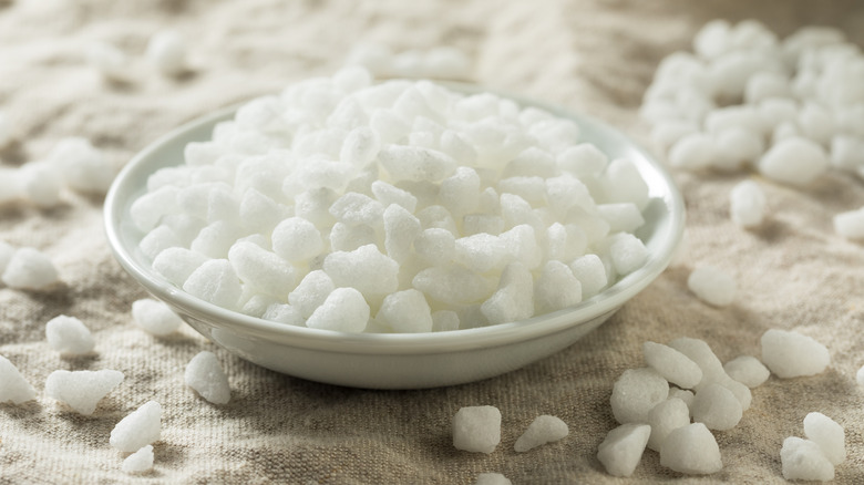 Bowl of Swedish pearl sugar