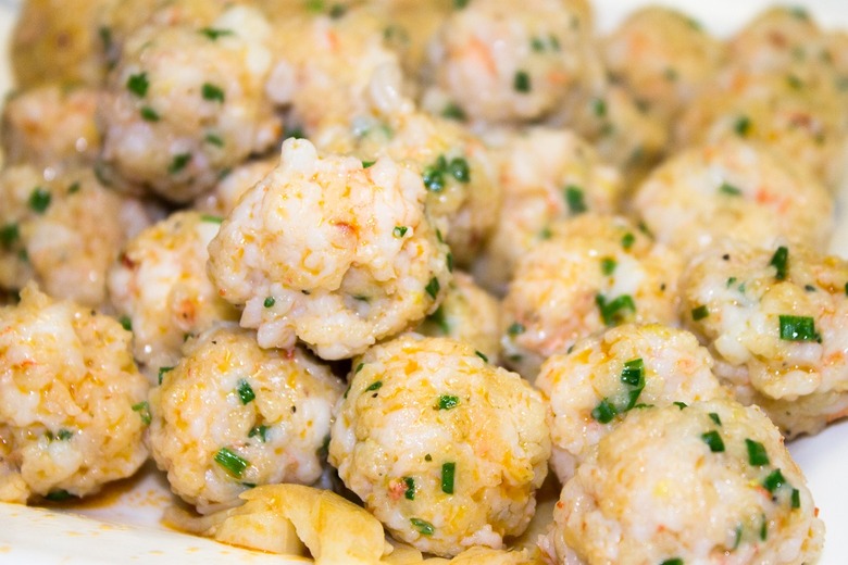 Shrimp Meatballs in Broth