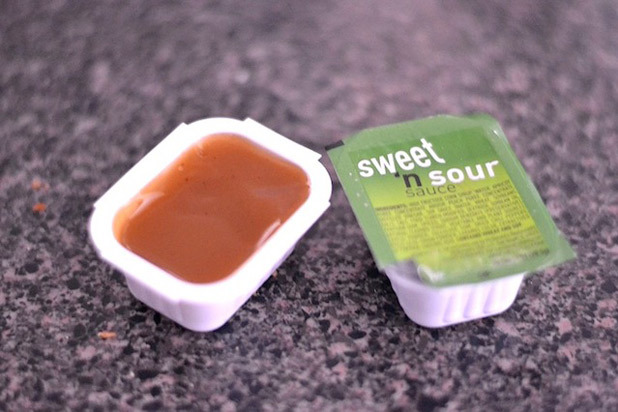 Green Beans: McDonald's Sweet and Sour Sauce     