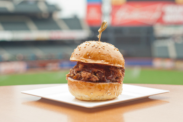 Blue Smoke's Beef Brisket Slider