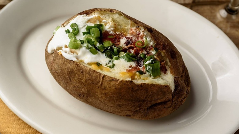 Saltgrass loaded baked potato