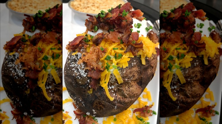 Mastro's loaded baked potato