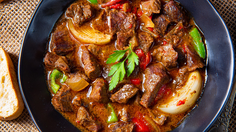 beef goulash or stew