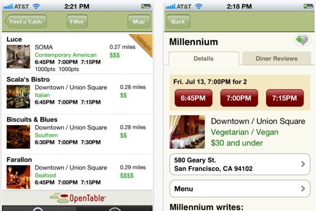 OpenTable: Find, Reserve, Dine